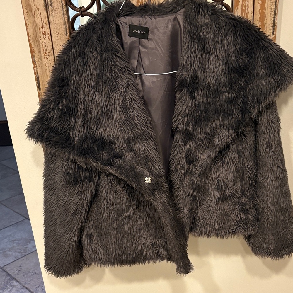 NWOT oversized collar jacket